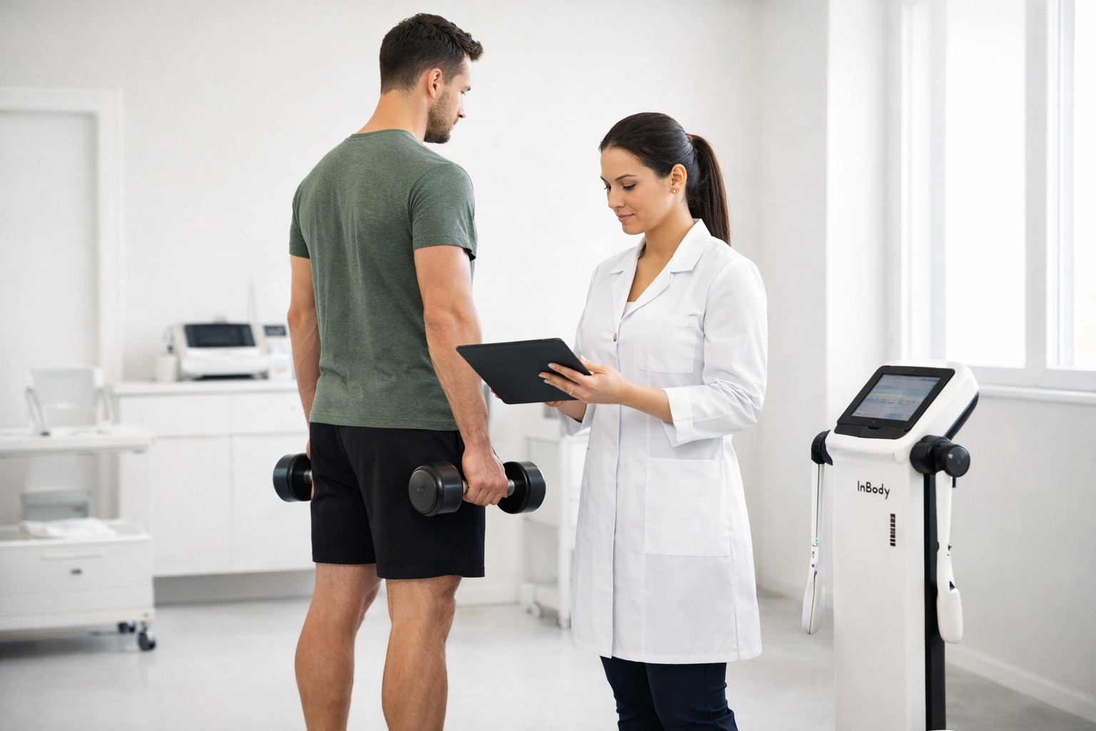 Körperanalyse und Messungen